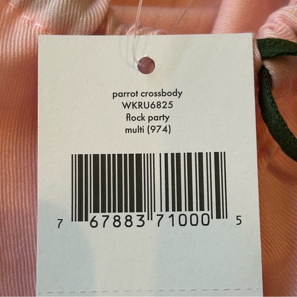 Kate Spade Pink and Purple Parrot Crossbody Bag Flock Party - Picture 10 of 10